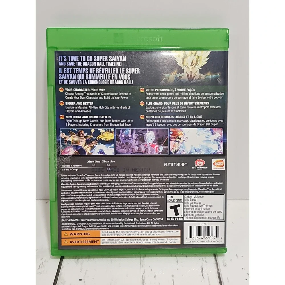 N/A dragonball xenoverse